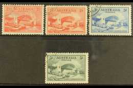 1932 Sydney Harbour Bridge Complete Set, SG 141/44, Fine Cds Used Cancelled-to-order, Very Fresh. (4 Stamps) For... - Other & Unclassified