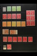 1914-23 VERY FINE MINT "KGV HEADS" COLLECTION. An Attractive Range With Vibrant Colours That Includes 1914-20 ... - Otros & Sin Clasificación