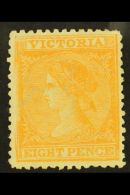 VICTORIA 1863-73 8d Orange Perf 13 "Laureated", SG 112, Unused No Gum. Fresh & Attractive With One Blunt Perf... - Otros & Sin Clasificación