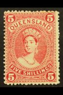 QUEENSLAND 1907-11 5s Rose, SG 310, Very Fine Mint. For More Images, Please Visit... - Otros & Sin Clasificación
