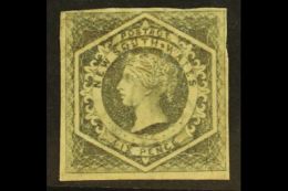 NEW SOUTH WALES 1854-59 6d Greenish Grey, SG 90, Mint Large Part OG With 4 Close To Good Margins And Strong... - Other & Unclassified