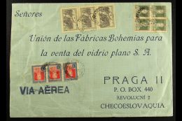 1931 PRINTED COVER TO CZECHOSLOVAKIA A Large Printed Advert Air Mail Cover To Prague Bearing 1931 5p "Victorious... - Autres & Non Classés