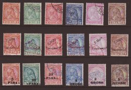 1913 - 1914 SKANDERBEG ISSUES Fine Used Selection Comprising 1913 Set, 1914 "7 Mars" Ovpt Set, 1914 Surcharge Set,... - Albanie