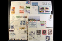 COVERS & CARDS ACCUMULATION A Chiefly 20th Century Commercial Covers & First Day Covers Accumulation With... - Otros & Sin Clasificación