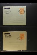 BRITISH COMMONWEALTH AEROGRAMMES 1940's-2000's Very Fine Used Collection Of All Different Postal Stationery Air... - Altri & Non Classificati