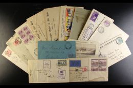 COVERS & POSTAL HISTORY ACCUMULATION Really Interesting Accumulation In A Large Shoebox, Includes Items Of A... - Otros & Sin Clasificación