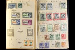 BRITISH COMMONWEALTH 19th Century To Mid-1940's Mint & Used Stamps In Twenty Seven Old APPROVAL BOOKS From... - Altri & Non Classificati