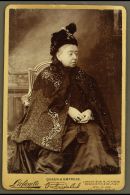 OLD PHOTO OF QUEEN VICTORIA A Wonderful Old Shiny Sepia Real Photograph Of The "QUEEN & EMPRESS", Dated April... - Sonstige & Ohne Zuordnung