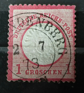 ULTRA RARE 1 GROSCHEN DEUTSCHE REICHS POST GERMANY EMPIRE 2.7.1873 MINT/UNUSED STAMP TIMBRE - Oblitérés