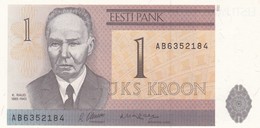 ESTONIA  1 KROON  1992   FDS - Estonie