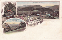 Gruss Aus Leoben-Litho 1896 ! - Leoben