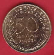 France 50 Centimes 5e République 1963 - SUP - Sonstige & Ohne Zuordnung