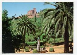 ARACENA, Huelva - Vista Del Parque Y Castillo  (2 Scans) - Huelva