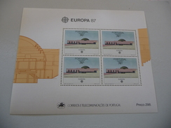 BLOC  FEUILLET   EUROPA   1987   PORTUGAL  ACORES   N  8    COTE  12,00  EUROS   NEUF  LUXE** - 1987