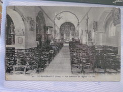 LE MERLERAULT  VUE INTERIEUR DE L EGLISE  LA NEF - Le Merlerault