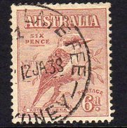Australia 1932 Kookaburra 6d Definitive, Used (SG146) - Usados