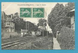 CPA 21 -  Chemin De Fer Ligne De Mantes - Train VILLENNES-SUR-SEINE 78 - Villennes-sur-Seine