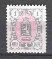 Finland Suomi 1889 Mi 32Aa MH - Unused Stamps