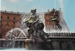 ROMA -FONTANA DELLE NAIADI VIAGGIATA 1974 - Fiume Tevere