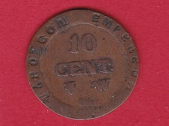 France 10 Centimes Premier Empire Fausse Pour Servir - Autres & Non Classés