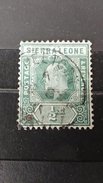 RARE 1/2D SIERRA LIONE KING ED VII 1907 MINT REVENUE STAMP TIMBRE - Sierra Leone (...-1960)