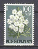 Yugoslavia 1963 Mi 1039 MNH FLOWERS - Unused Stamps