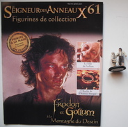 Figurine Le Seigneur Des Anneaux N°61 / Frodon Et Gollum à La Montagne Du Destin - Lord Of The Rings
