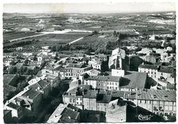 11 SIGEAN ++ Vue Aérienne Sur Le Centre Du Village - A Gauche, Avenue De Perpignan ++ - Sigean