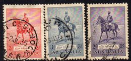 Australia 1935 Silver Jubilee Set Of 3, Used (SG156/8) - Usados