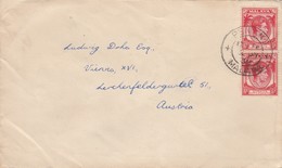 Malaisie Lettre De Penang Pour L'Autriche 1931 - Penang