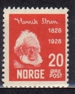 Norway Norwegen Norge Michel#139 Ybsen 20ö MNH - Unused Stamps