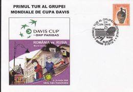 54671- DAVIS CUP, ROMANIA-RUSSIA GAME, TENNIS, SPECIAL COVER, 2009, ROMANIA - Tennis