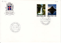 Island 1977. Europa FDC (6.397) - Cartas & Documentos