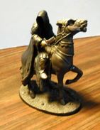 Figurine Vintage Le Seigneur Des Anneaux / Cavalier Nazgul Sur Son Cheval - Lord Of The Rings