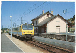 AUMONT AUBRAC  --LA GARE AVEC TRAIN - Aumont Aubrac