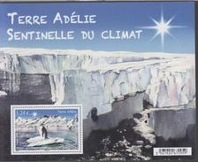 Terres Australes Et Antarctiques Françaises YV BF ? N 2017 Terre Adélie Sentinelle Du Climat - Blocchi & Foglietti