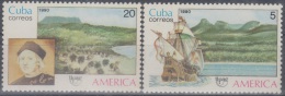 1990.10- * CUBA 1990. MNH. AMERICA UPAEP. COLON. DESCUBRIMIENTO DE AMERICA. BARCO. DISCOVERY. COLUMBUS. - Ongebruikt