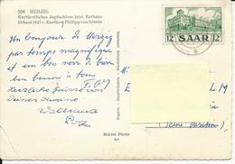 Sarre N°315 S./s.cp Merzig - Covers & Documents