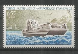 TAAF ANTARTCTIC ANTARTIDA POLO SUR CHALAND LE GROS VENTRE BARCO SHIP - Polar Ships & Icebreakers