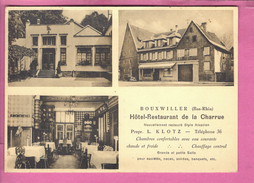 67 Bas Rhin Bouxwiller Hotel Restaurant De La Charrue ( Format 10,5 X 15 ) - Bouxwiller