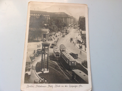 BERLIN Potsdamer Platz Blick In Die Leipziger Str. - 1937 Timbrée - Tiergarten