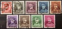 BELGIQUE                    N° 317/324                      OBLITERE - Used Stamps