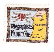 Vignette Militaire Delandre - Télégraphistes De Mauritanie - Vignette Militari