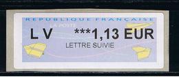 Atm, TOSHIBA, Lettre Suivie, LV 1.13€, TARIF 1/01/2017, Papier  N° 33 Du Michel. Petits Coins Arrondis. - 2000 Type « Avions En Papier »