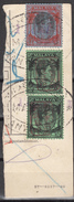 JAPAN OCCUPATION Of MALAYA & SUMATRA OCC.STAMPS USED On MONEY TRANSFER - Japanse Bezetting