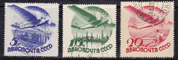 Russie 1934 N° Y&T : PA. 41 à 43 Obl. - Gebruikt