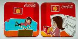 Set 2 Pieces - Coca-Cola From Romania - Fridge Pack - Untersetzer