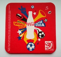 Coca-Cola From Romania - FIFA 2010 World Cup South Africa Football - Posavasos (Portavasos)