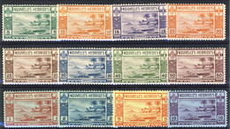 Nouvelles Hebrides 1938 Serie 100-111 MNH Cat. € 208 - Unused Stamps