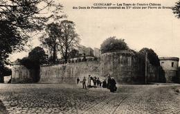 Delcampe - GUINGAMP -22- LES TOURS DE L'ANCIEN CHATEAU DES DUCS DE PENTHIEVRE CONSTRUIT AU XV SIECLE PAR PIERRE DE BRETAGNE - Guingamp